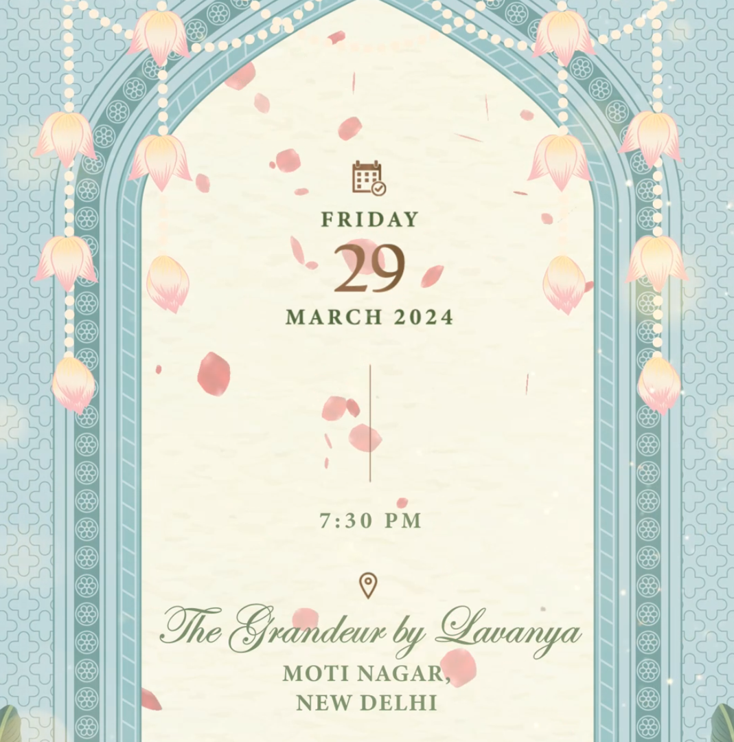 Pastel Tradition Save The Date